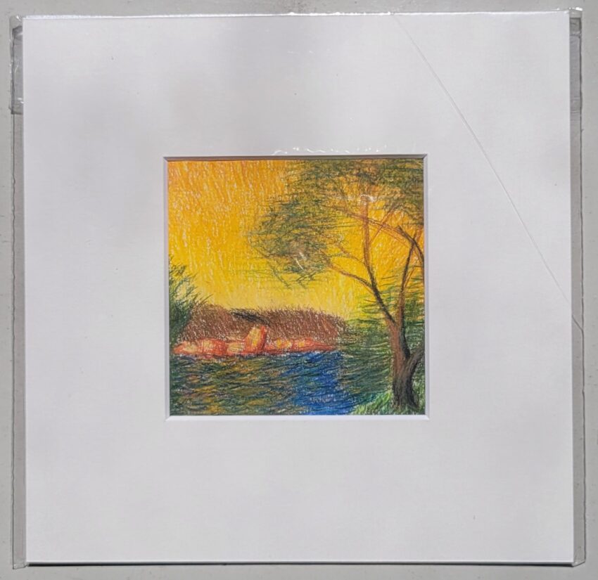 Toskana Landschaft Buntstifte – Bild 4