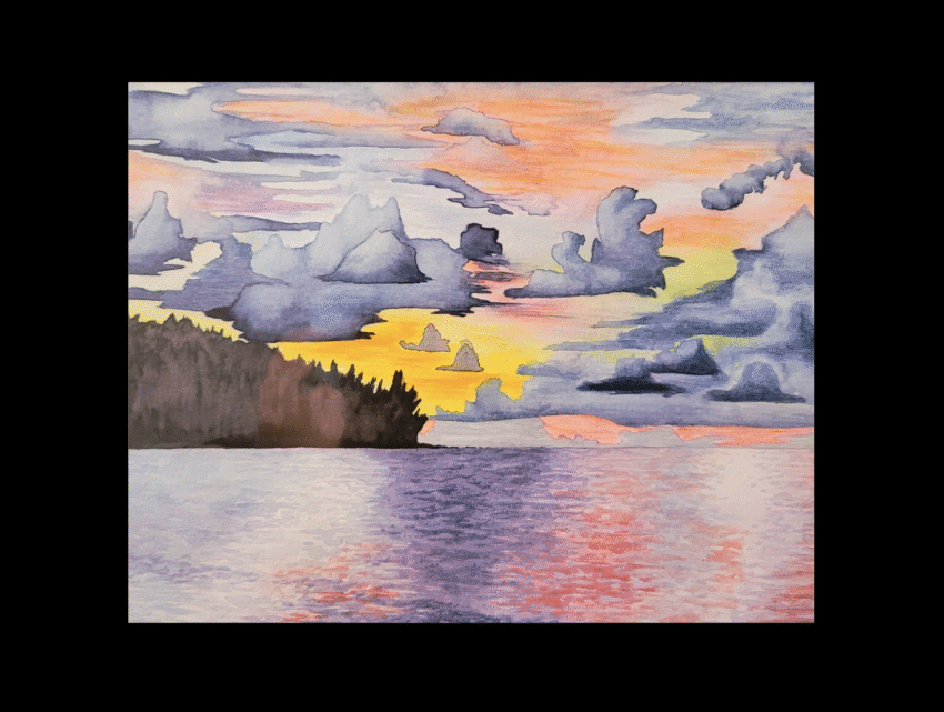 Crazy Sunset mit Wolken - Image 4