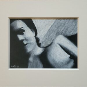 akt in Ölpastelkreide