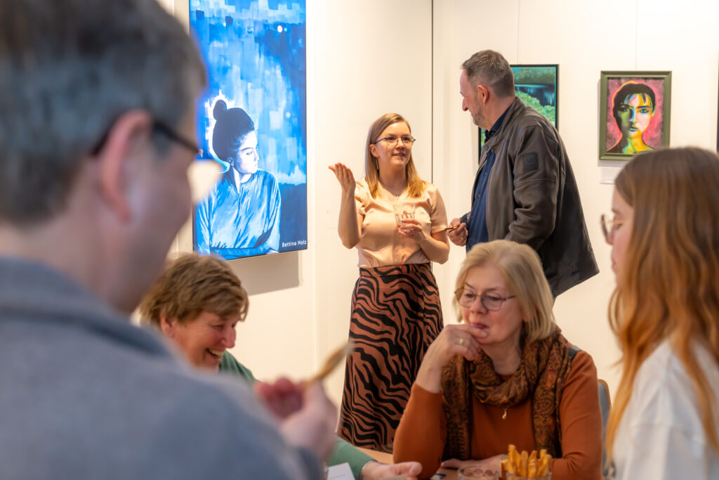 Vernissage "UNterschätze Perspektiven" 2026...mit "Kunsthaus Wandlitz".Foto: Jürgen Naß (https://www.besterblick.info/)